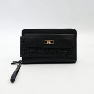 Fellin Lovve Dominator Croco Zip Wallet Bag