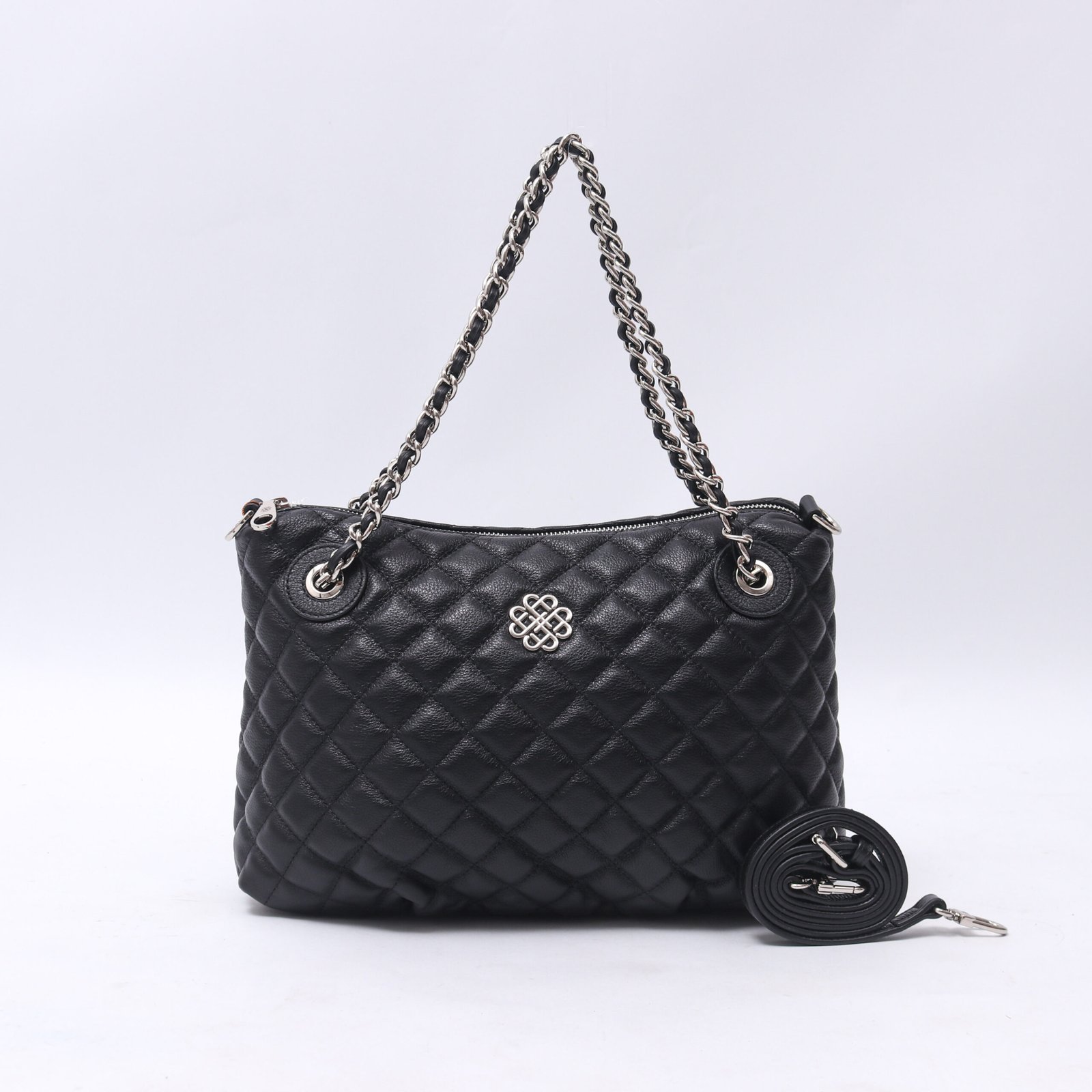 Fellin Lovve Beatrice Quilted Chain Tote Sling Bag