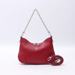 Fellin Lovve Aria Leather Sling Hobo Chain Bag