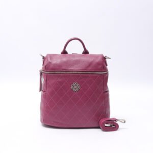 Fellin Lovve Popy Quilted Leather Backpack