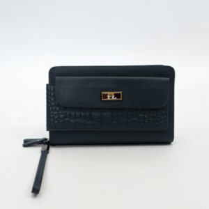 Fellin Lovve Kyle Croco Texture Clutch